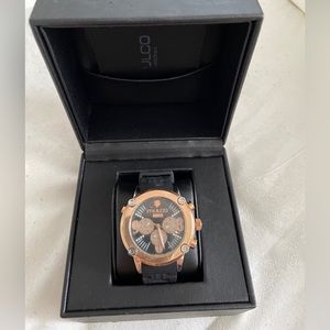 Mulco rubber chronograph watch